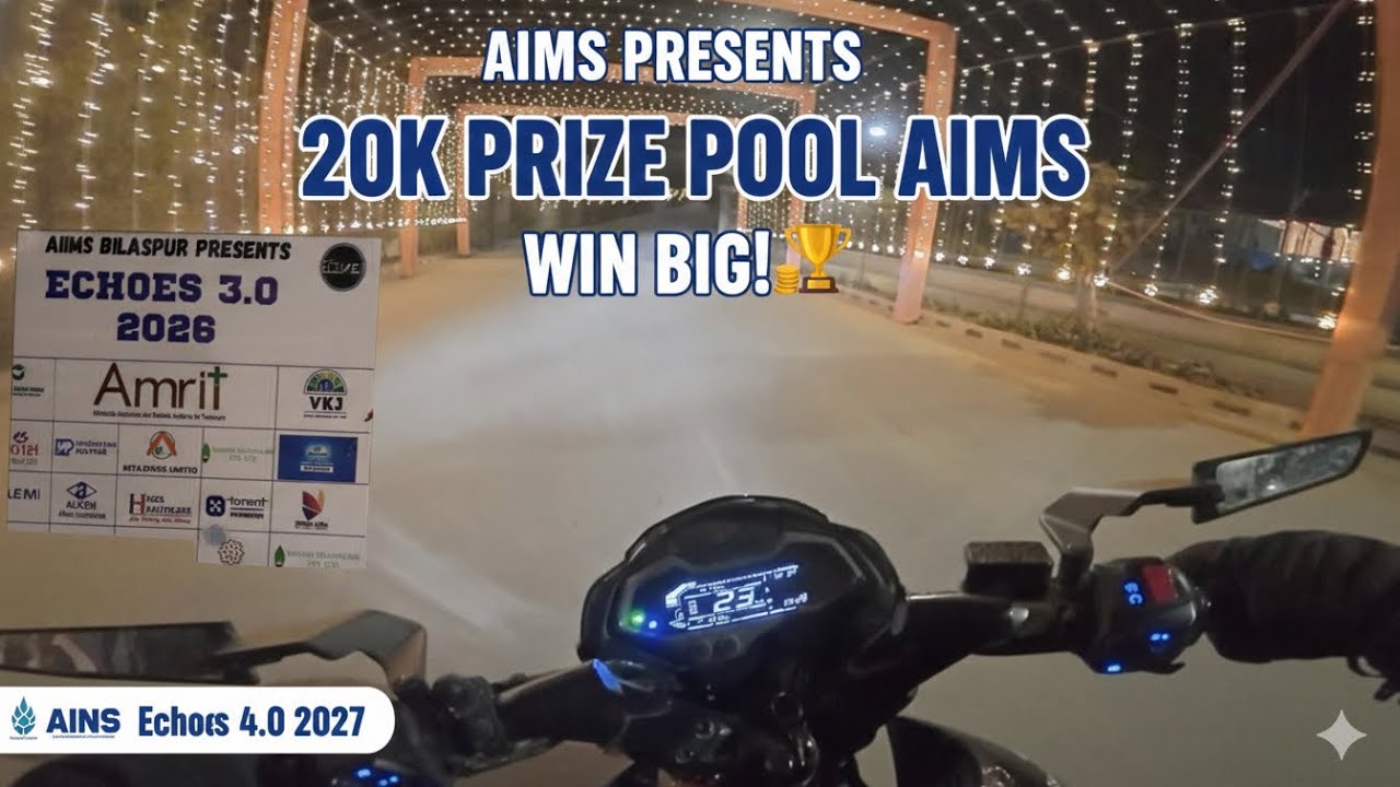 20k price pool in aiims watch full vlog for win 🏆 