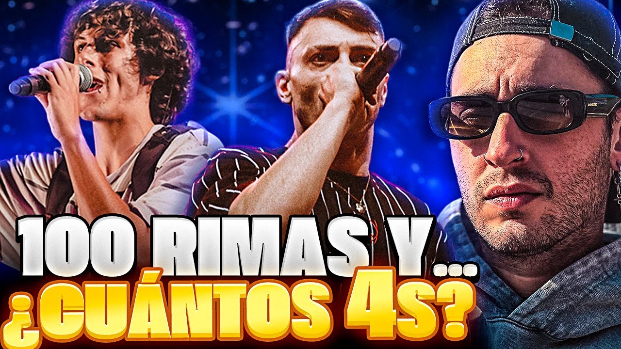 ¿CUÁNTAS SON UN 4? 🤔 BLON REACCIONA A 100 RIMAS QUE NO ESPERABAS