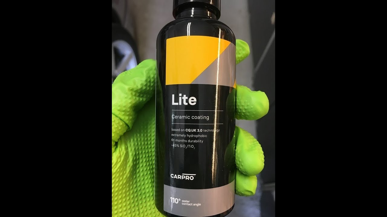 Применение CarPro Cquartz Lite и поведение в воде