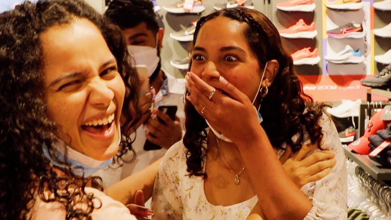 SHE COULDN'T BELIEVE HER EYES!!!