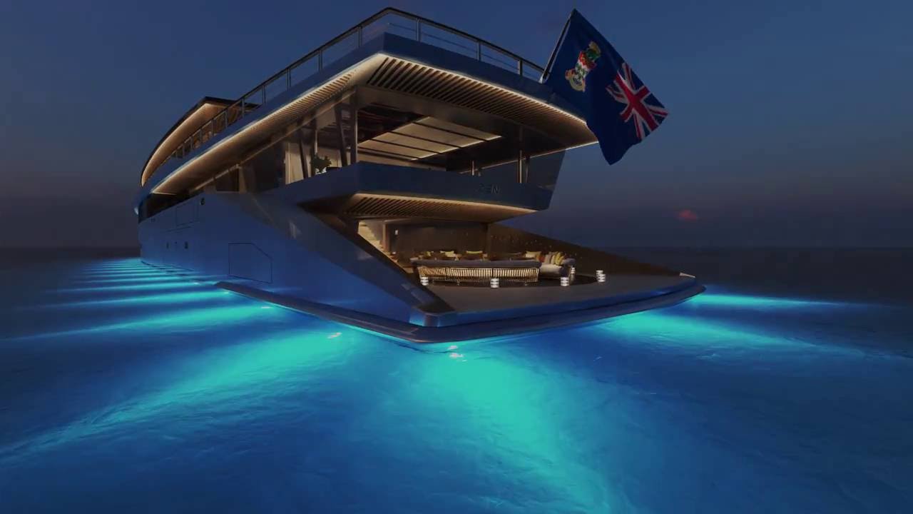 The 262' (80M) ZEN Superyacht Design Concept by Sinot Exclusive Yacht Design