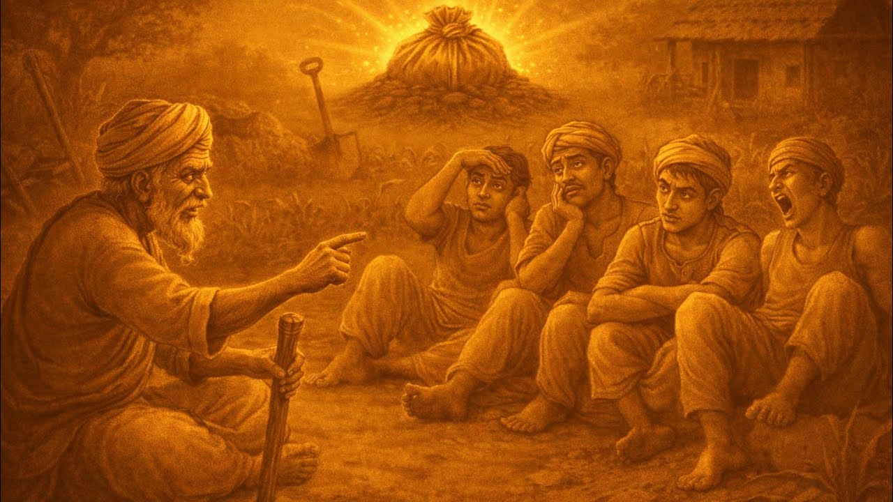The Farmer's Four Lazy Sons... and the Farm's Treasure | Storyfor good sleep