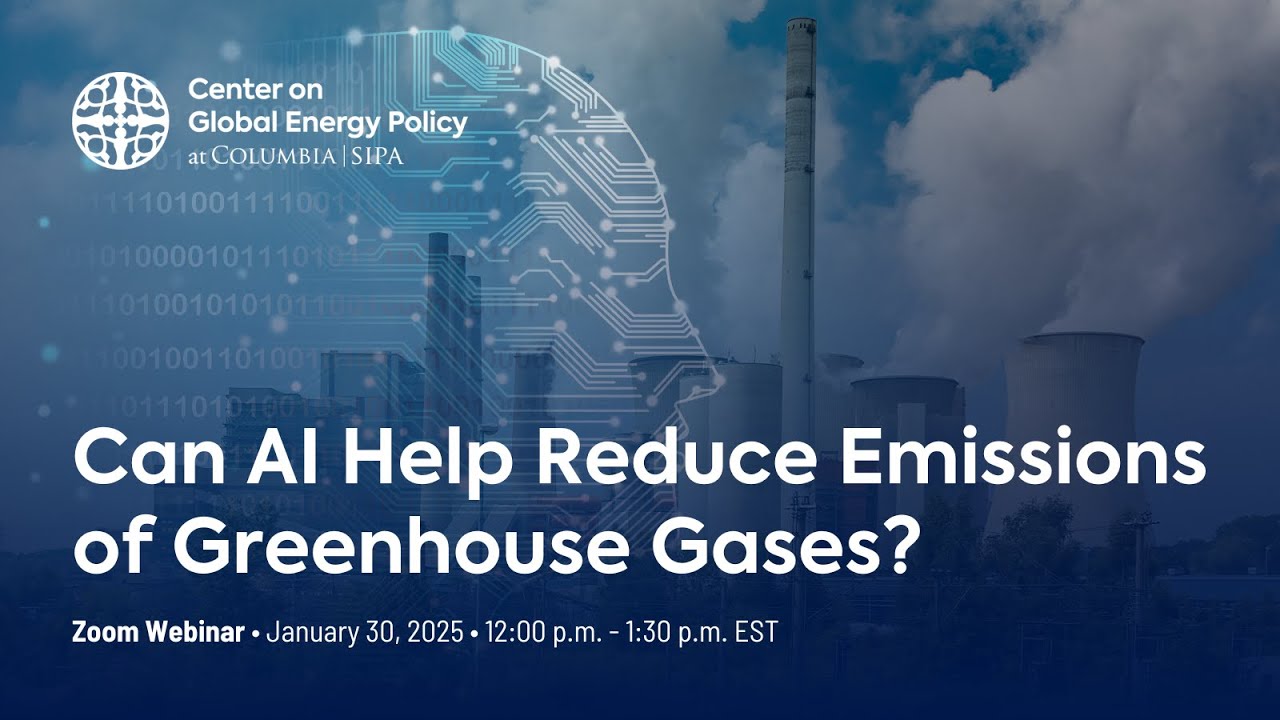 Can AI Help Reduce Emissions of Greenhouse Gases?