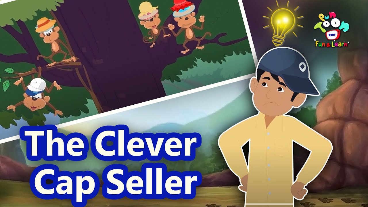 The Clever Cap Seller | Stories For Kids | Animated Stories | English Cartoon | Moral Stories