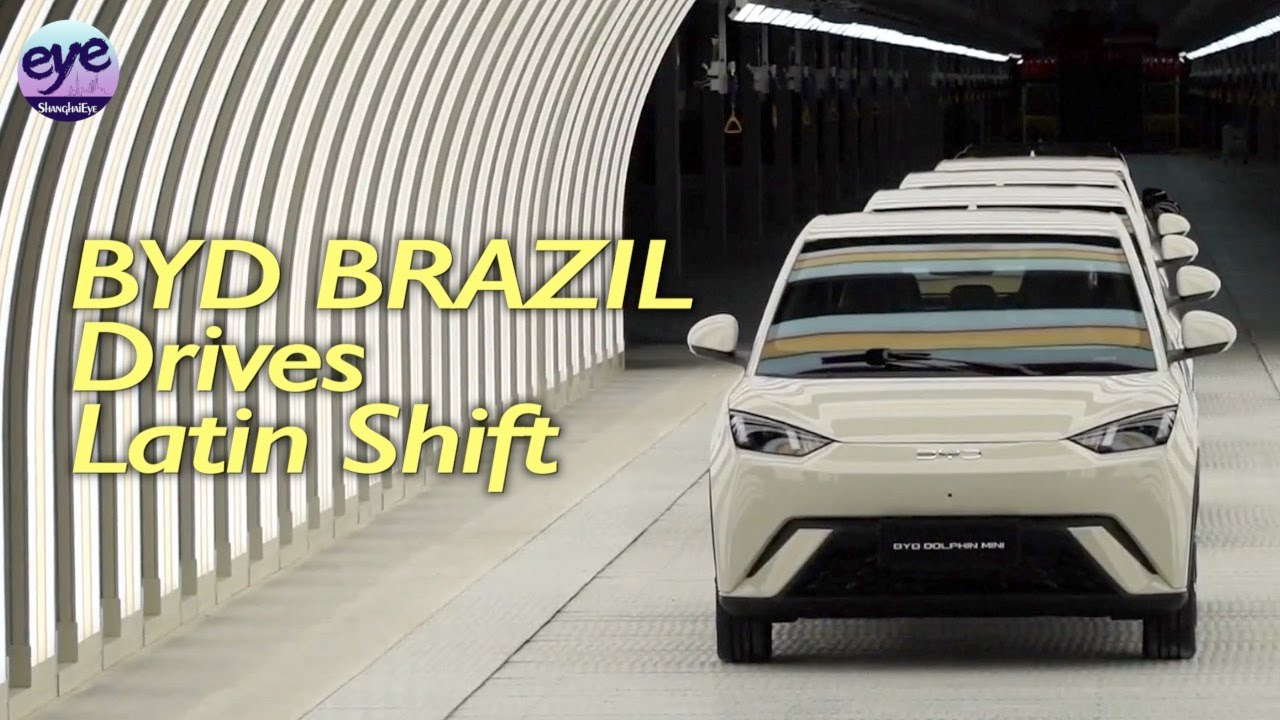 Chinese auto brand BYD debuts its first Brazil-made cars