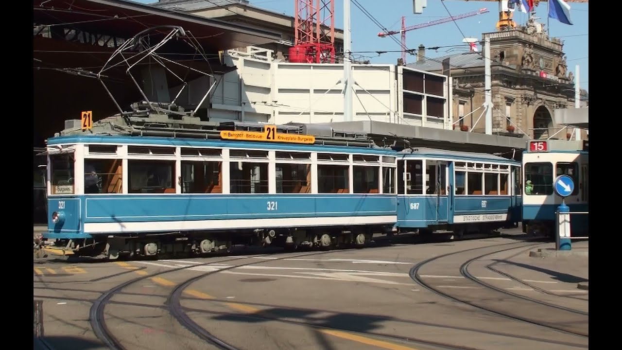 Zurich Tram und Bonus Ce 4/4 321, Baujahr 1930  