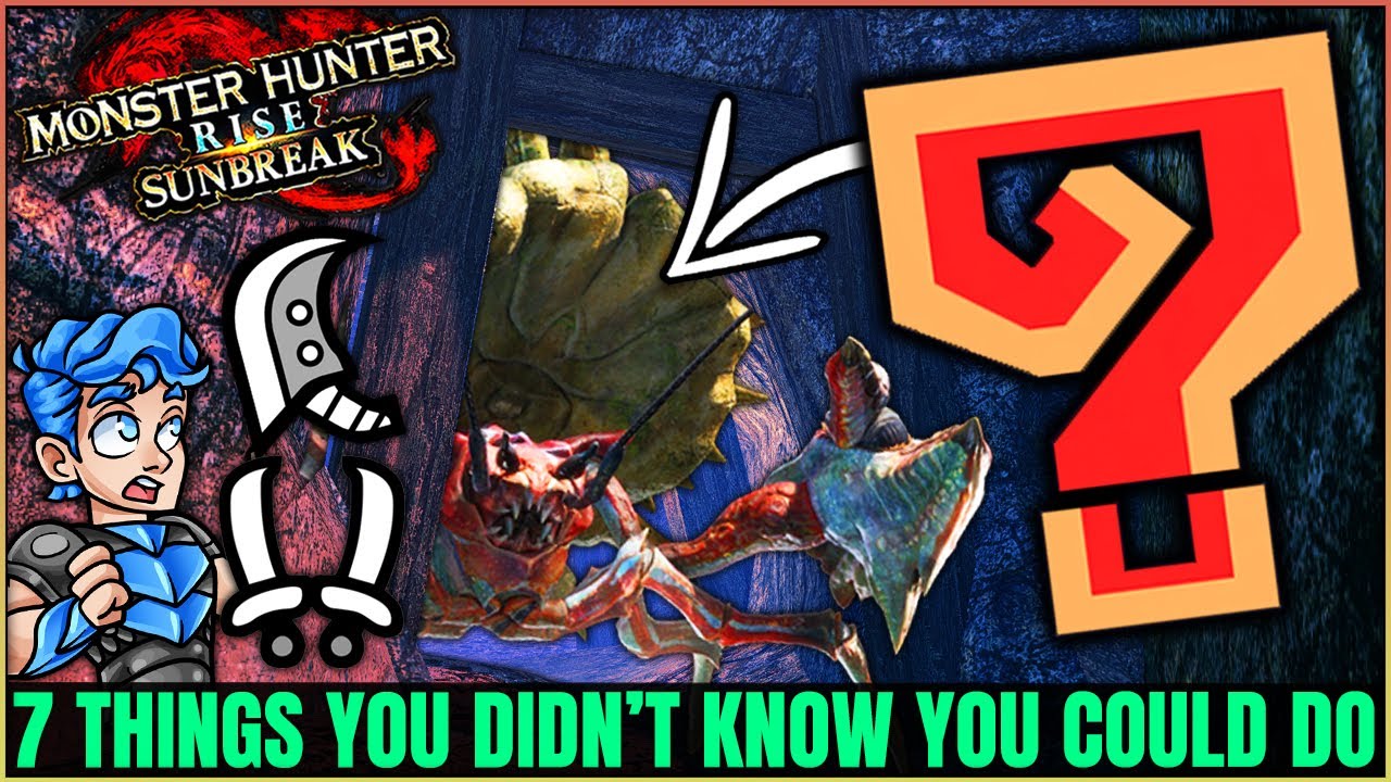 7 Secrets You Didn't Know About in Sunbreak - Tips & Tricks & More - Monster Hunter Rise Sunbreak!