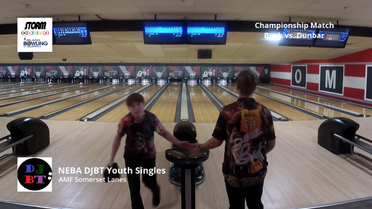 NEBA DJBT Youth Singles at Bowlero Somerset Championship Match: Buck vs. Dunbar - 10-21-2023
