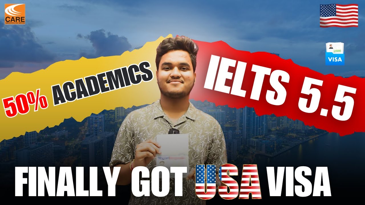1st Attempt USA 🇺🇸 F-1 Visa Approved with 50% Academics & 5.5 IELTS💯| USA F-1 Student Visa | #visa