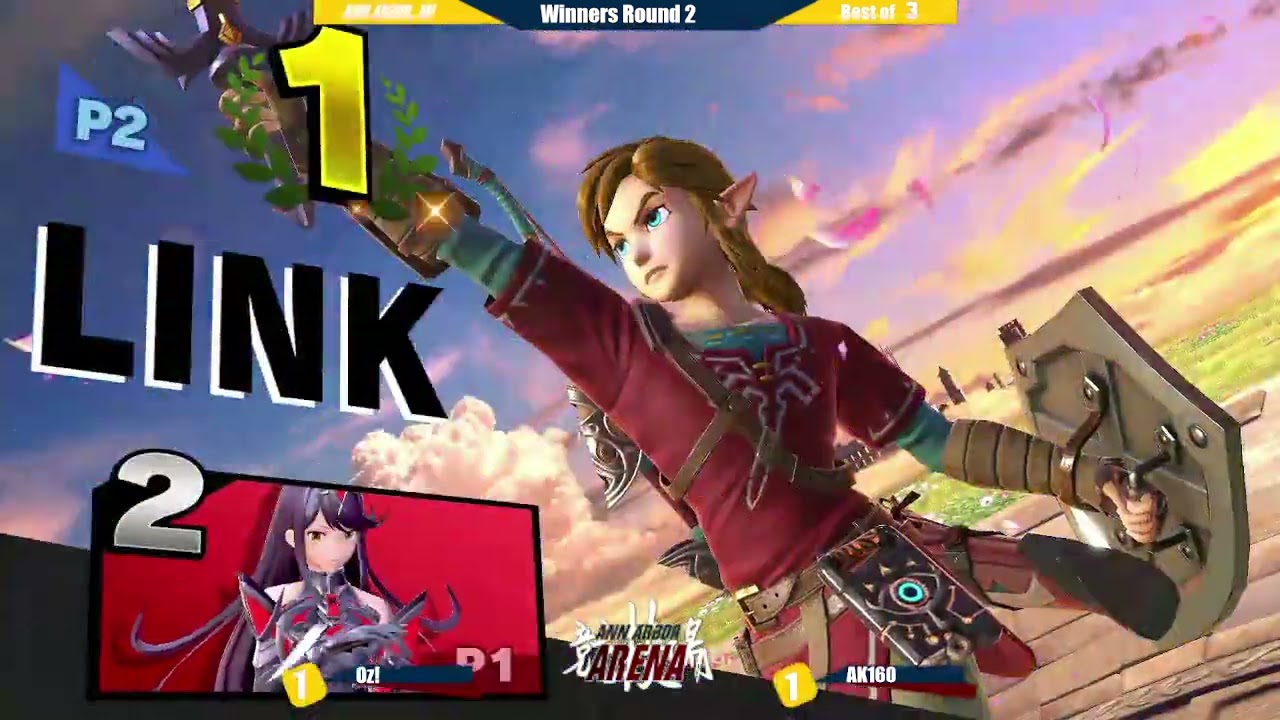 Ann Arbor Arena 106 WR2 Oz! (Pyra/Mythra) vs. AK160 (Link)