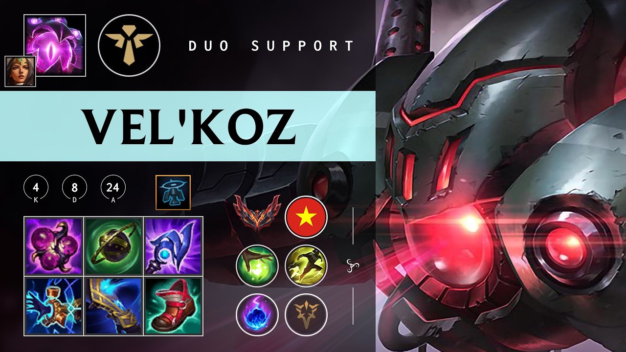 Vel'Koz Support vs Soraka - VN Grandmaster Patch 26.05