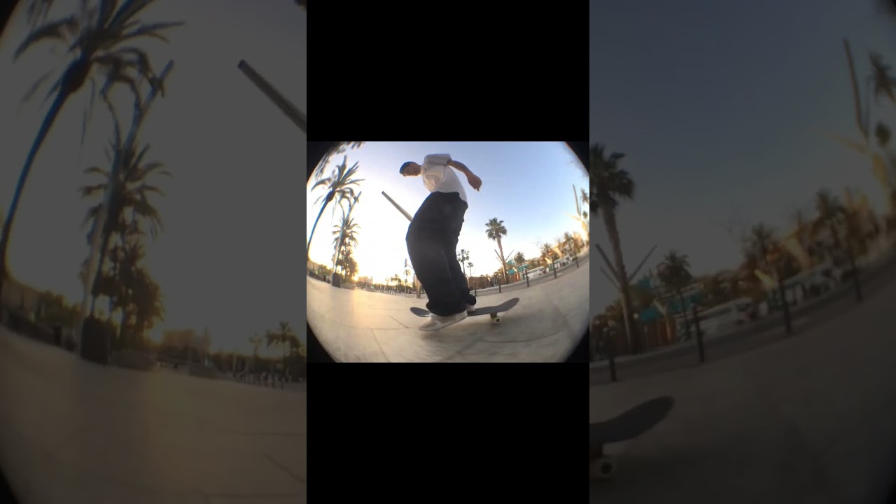 Iphone Skate Camera Setup With Fisheye #shorts