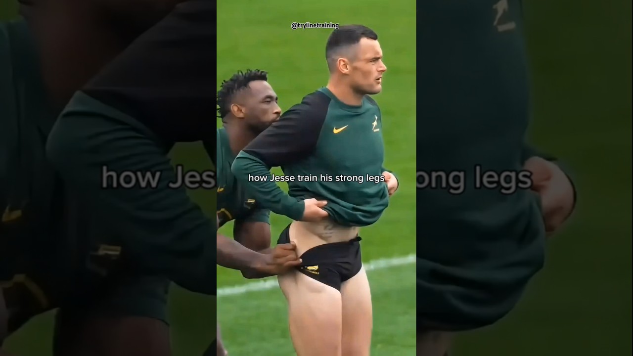 Training like Jesse for strong legs #rugbyboys #rugby