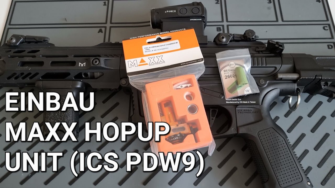 Einbau MAXX Model M4/M16 HopUp Unit MI Pro ICS Sirius PDW 9 ☆GER☆