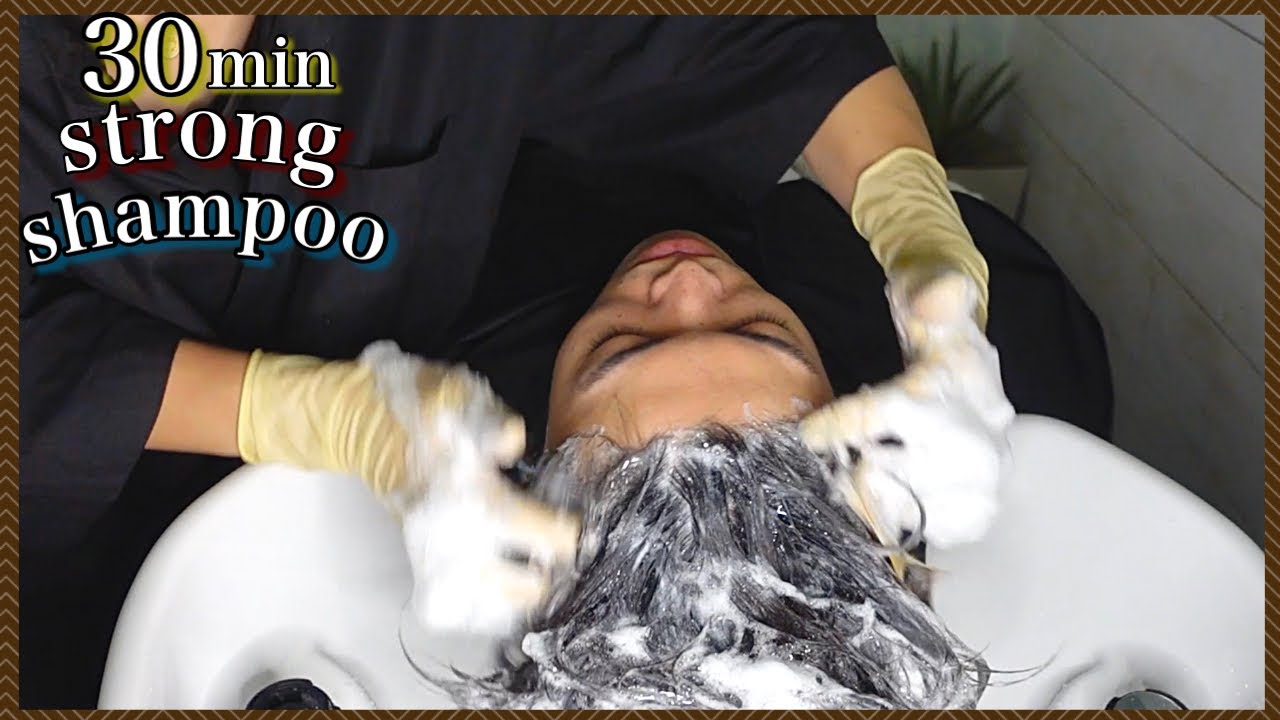 【ASMR/音フェチ】プロのちょっと雑な高速シャンプー/good sleep acmp shampoo