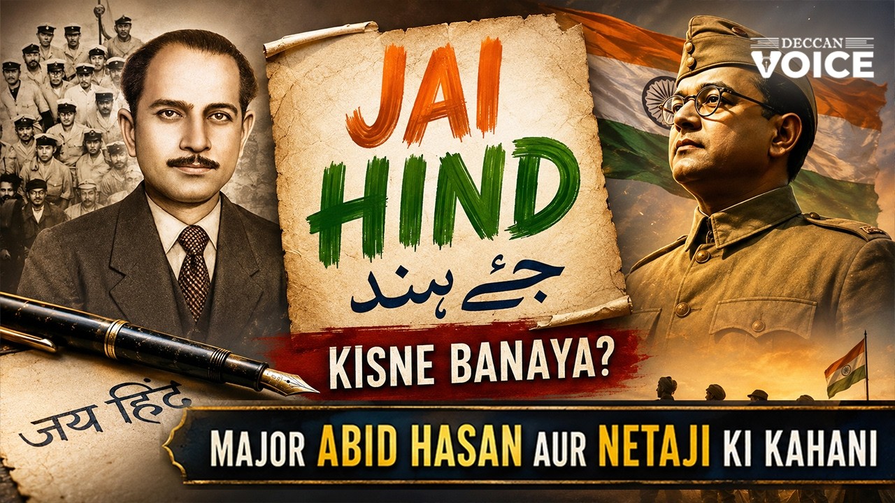 Jai Hind Story, Major Abid Hasan Aur Netaji Ki Kahani, Indian history Deccan Diaries Deccan Voice