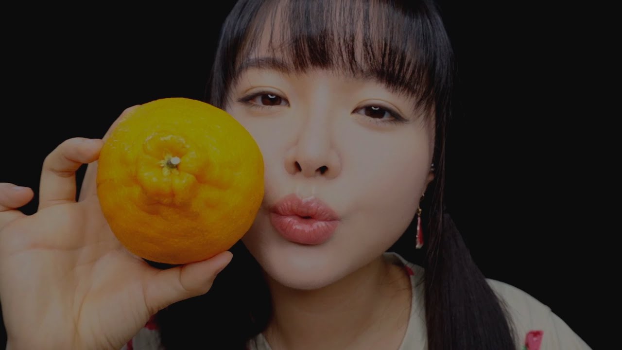 ASMR Hanrabong(Korean Special Orange), Rice Cake Eating Sounds