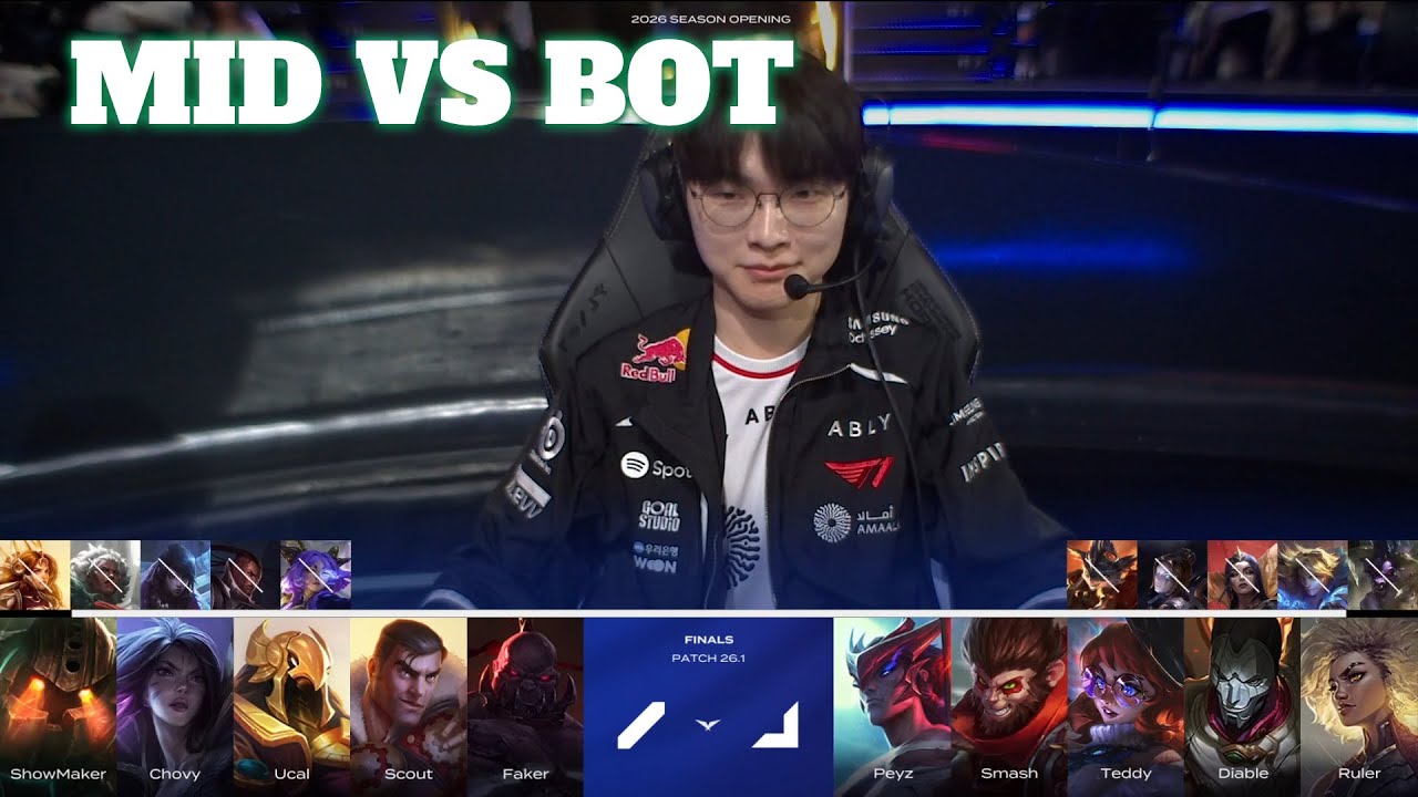 MID vs BOT | LCK 2026 Season Opening Match 4 | Team MID vs Team BOT