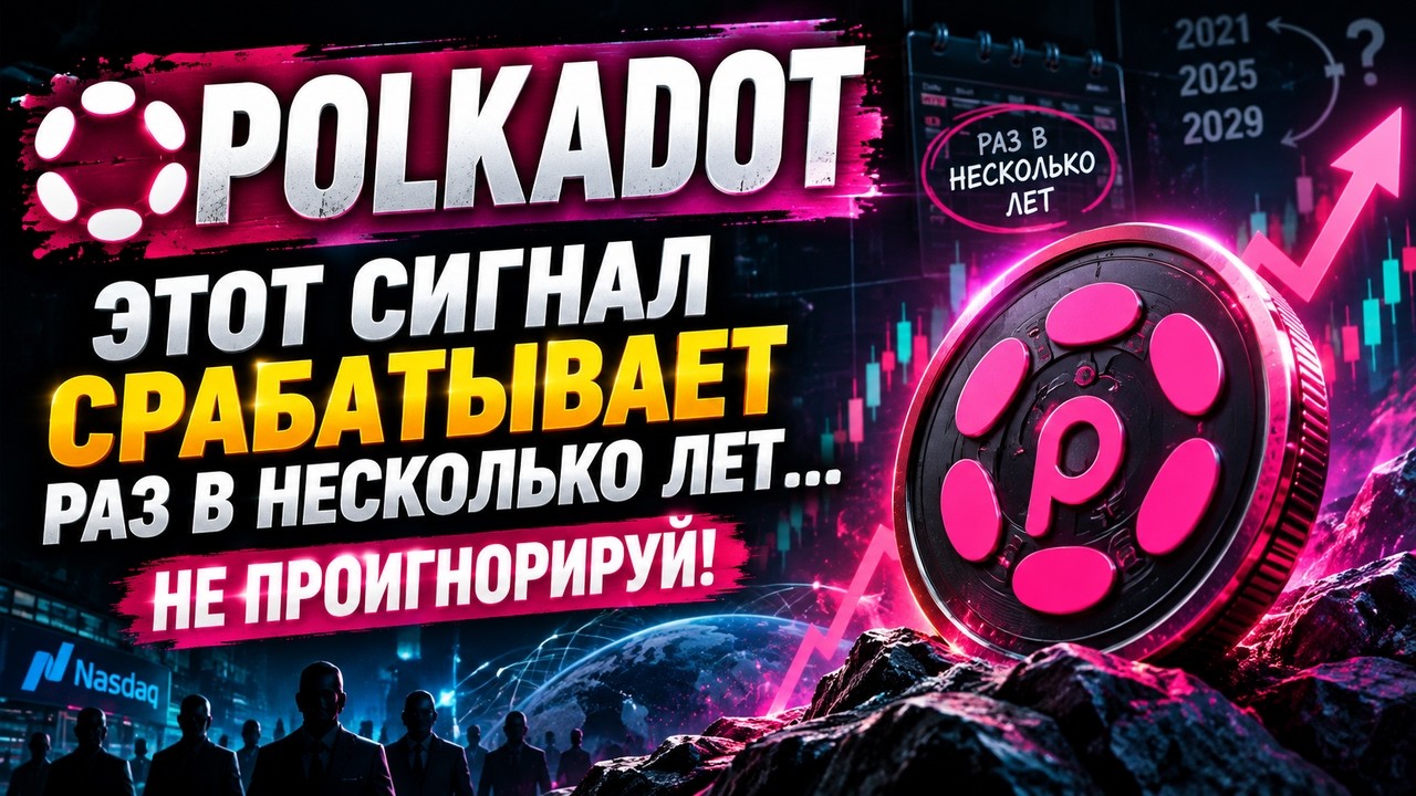 ✅ POLKADOT: ЭТОТ СИГНАЛ СРАБАТЫВАЕТ РАЗ В НЕСКОЛЬКО ЛЕТ...НЕ ПРОИГНОРИРУЙ!