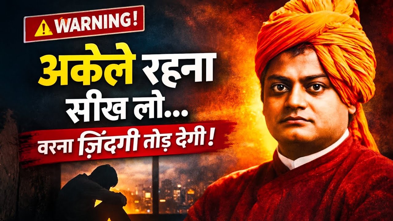 अकेले रहना सीख लो… वरना ज़िंदगी तोड़ देगी | Swami Vivekananda Motivation