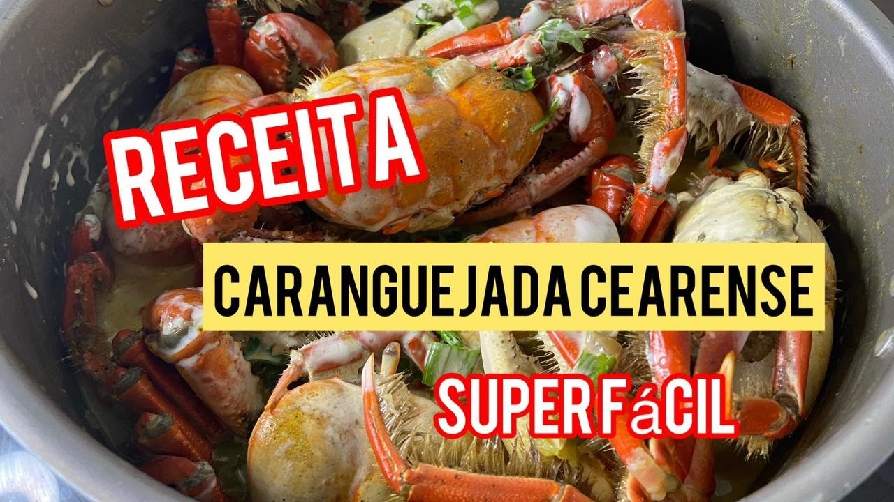 CARANGUEJADA CEARENSE - Receita de caranguejo muito fácil