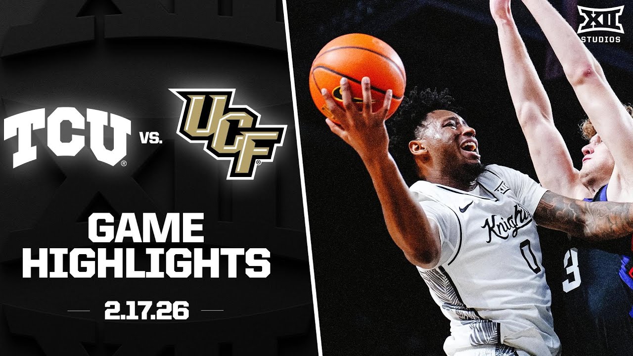 TCU vs. UCF Game Highlights | 2025-26 Big 12 Men’s Basketball