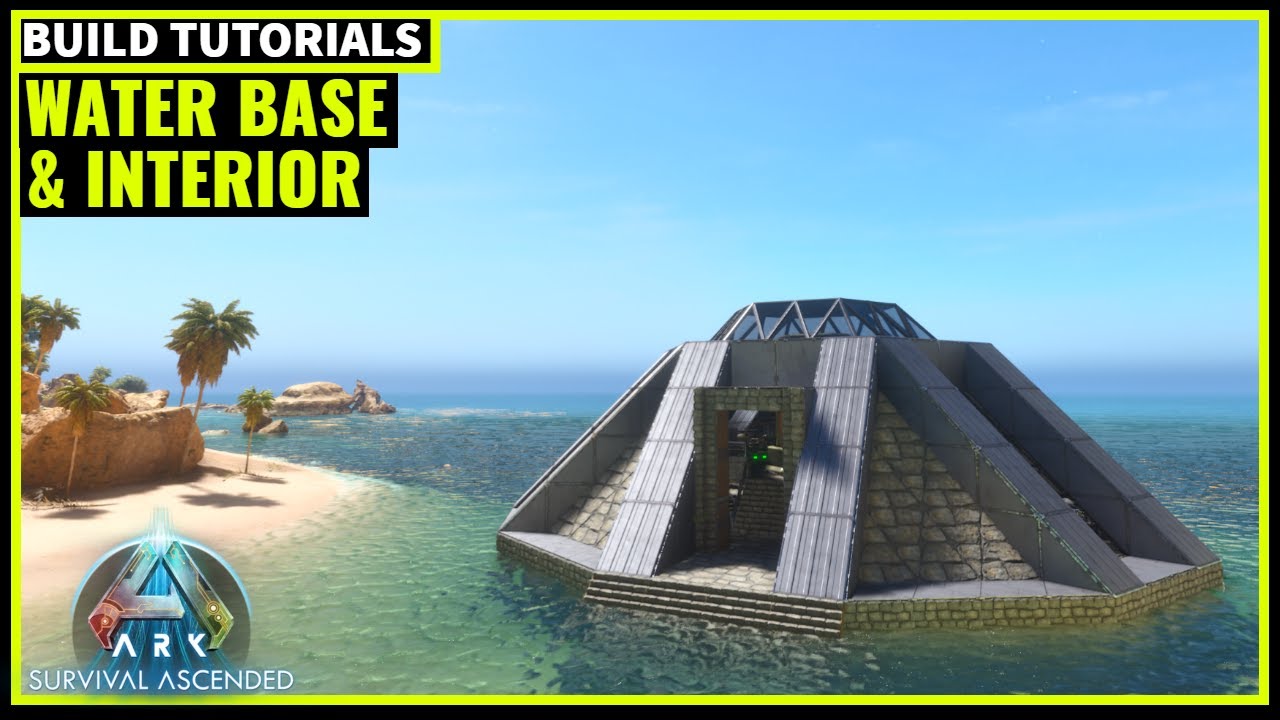 HOW TO BUILD A WATER BASE | ARK SURVIVAL
