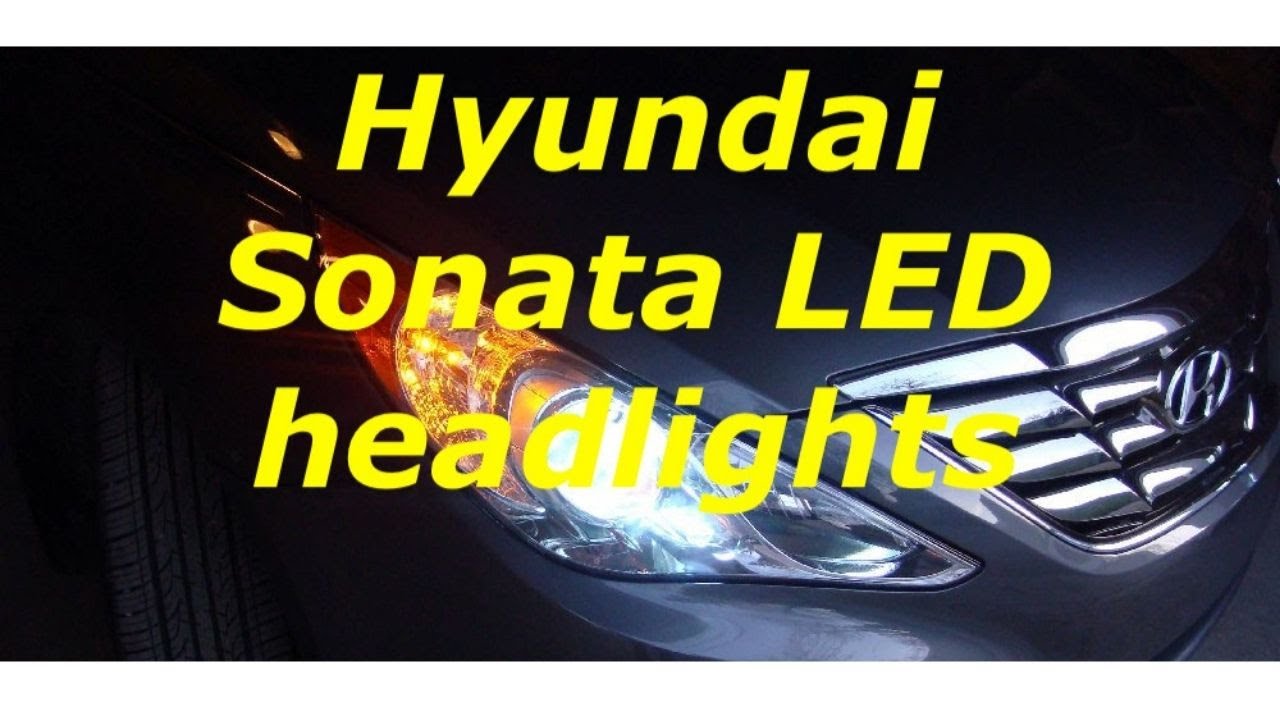 2011 Hyundai Sonata Headlight LED conversion(Watch till the END!!!)