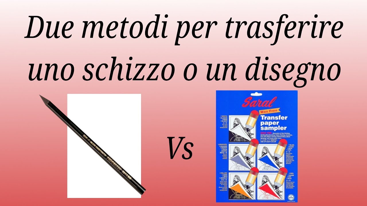 Come trasferire uno disegno su un foglio o una tela