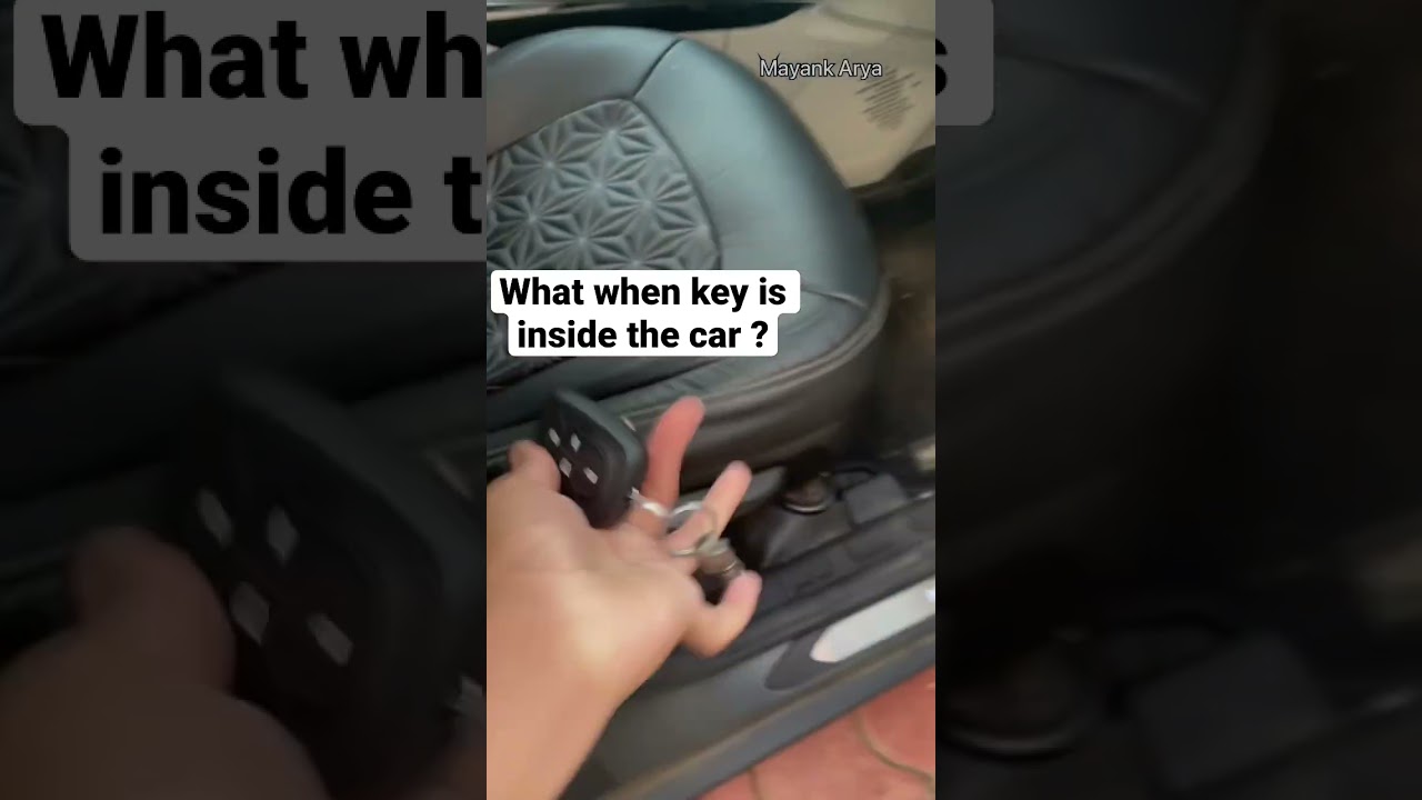 This will happen when key is inside and you lock your car 👍 ft. Tata nexon | Mayank Arya