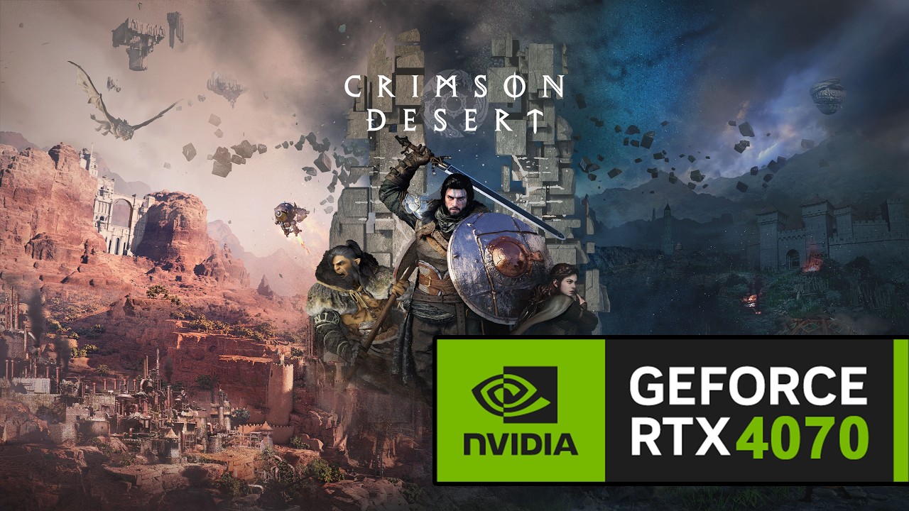 RTX 4070 | Багровая пустыня - 4K, 1440p, 1080p - DLSS 4/4.5 - Трассировка лучей Вкл/Выкл