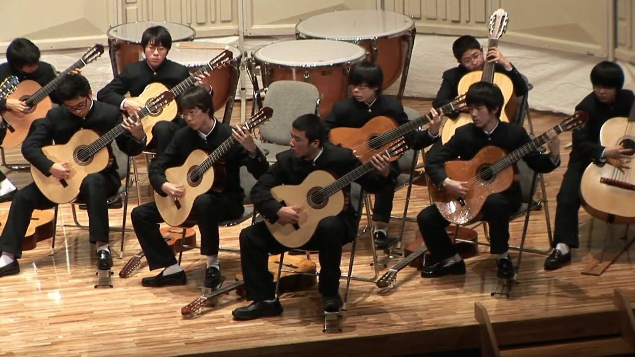 [2010a] J.S. Bach - Brandenburg Concerto No.3 BWV1048(1)  (Guitar Orchestra)