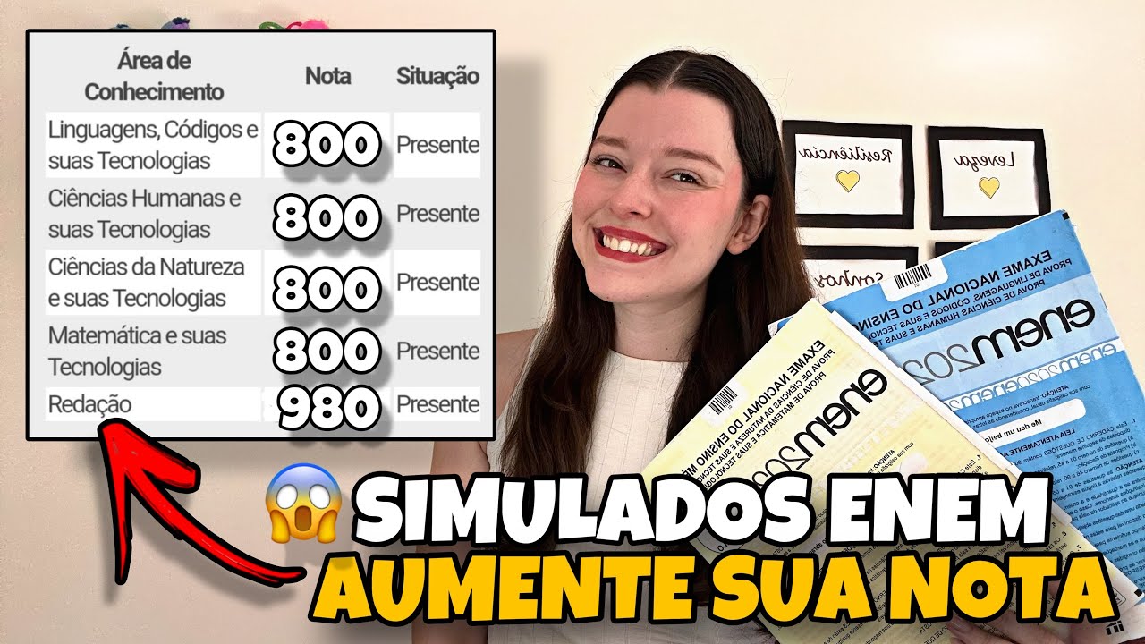 🔥FAÇA SIMULADOS ENEM DO JEITO CERTO | Como Fazer Simulados Enem do Jeito Certo!!!