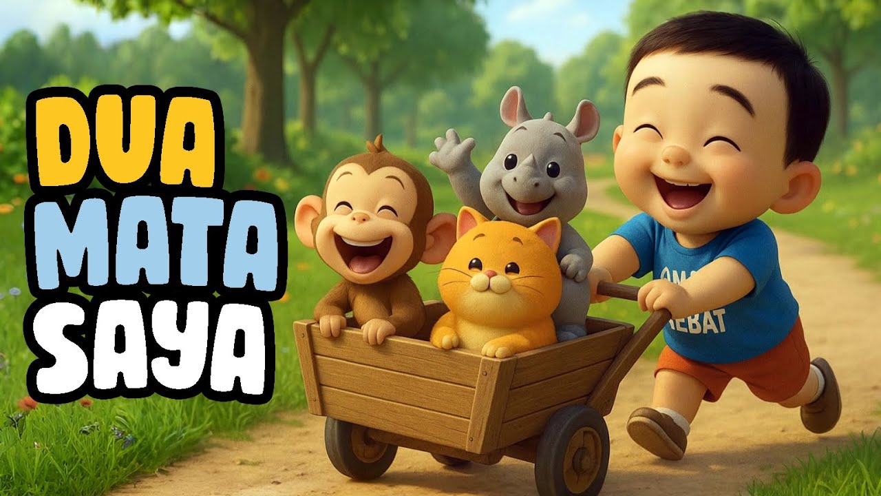 Dua Mata Saya 👀 | Lagu Anak Ceria Bersama Hisyam dan Teman Hewan | Animasi 3D Lagu Anak Indonesia