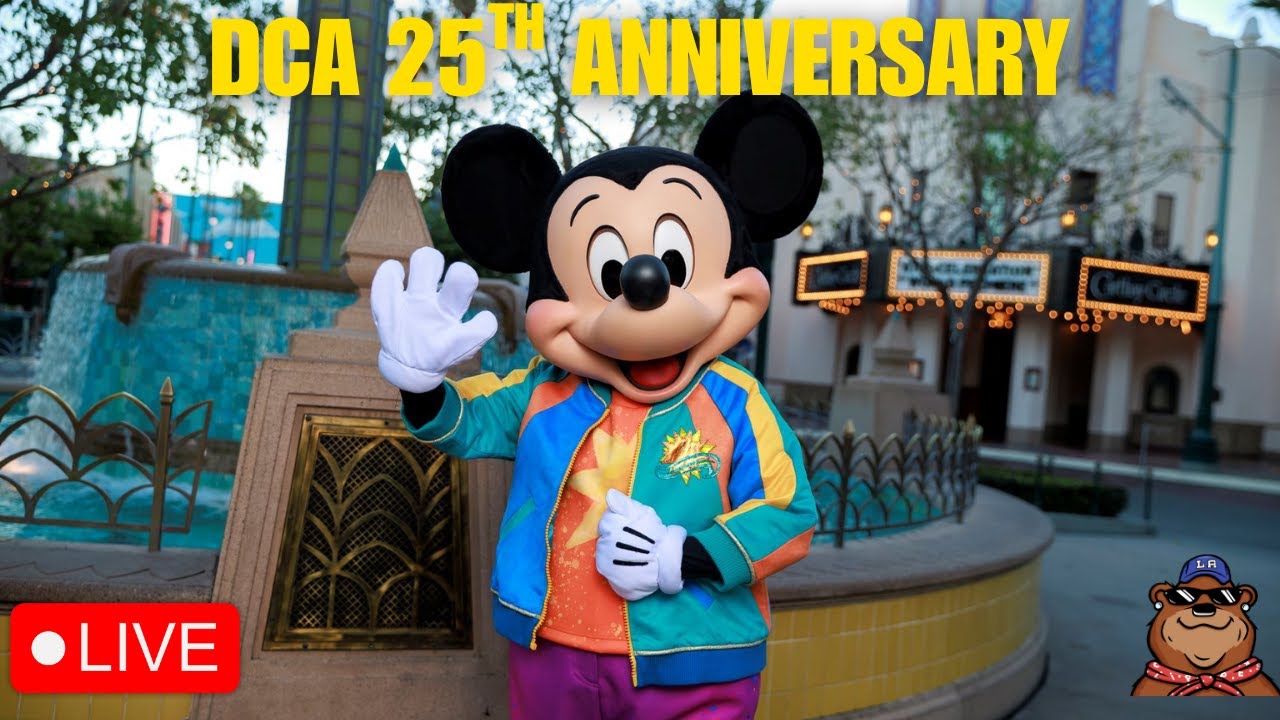 🔴 Live: Sunday Stream at Disneyland! Disney California Adventure 25th Anniversary - 02/08/26