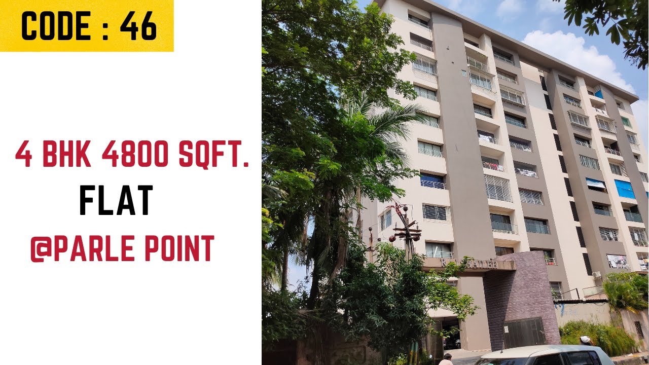 4 BHK FLAT FOR SALE AT PARLE POINT, SURAT! BUY FLATS IN SURAT!