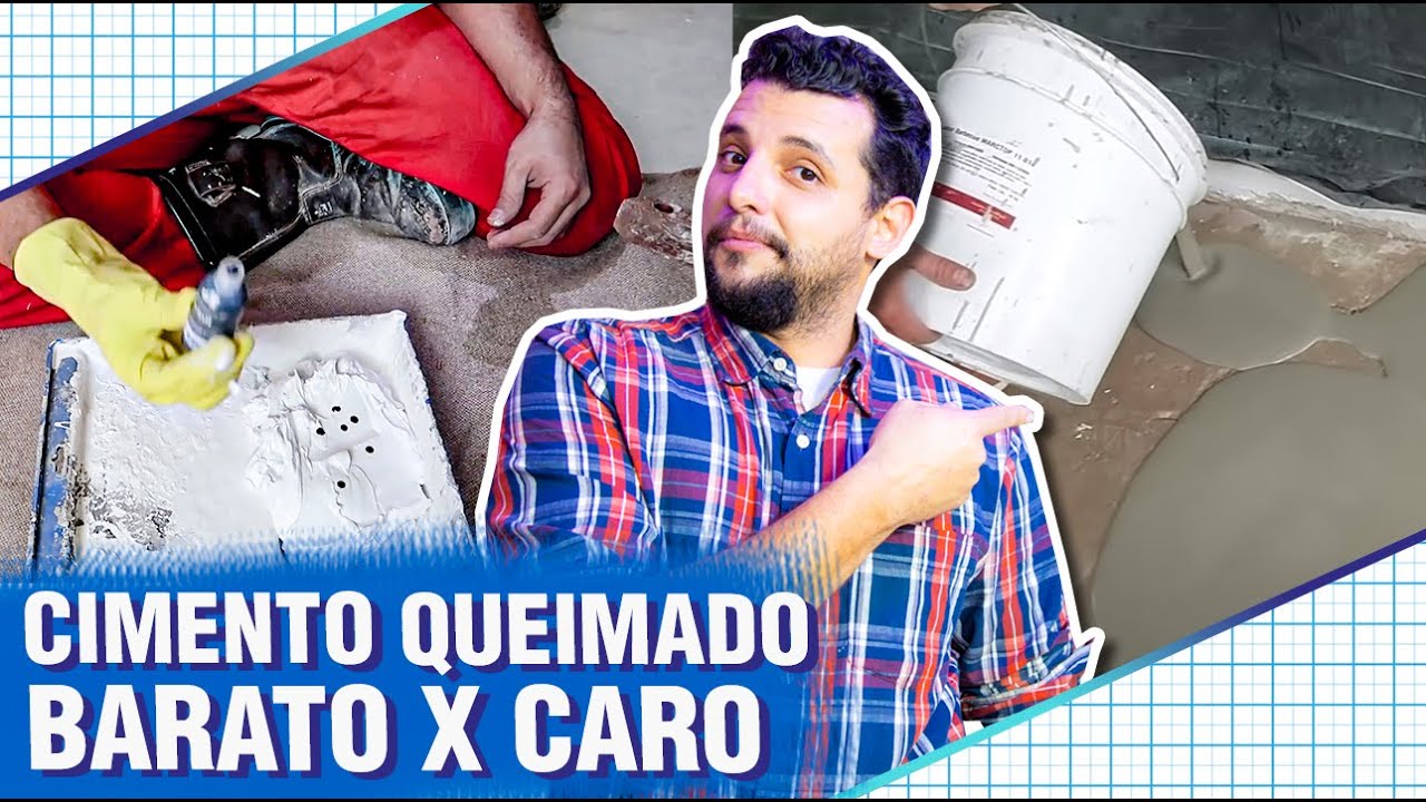 TESTAMOS O CIMENTO QUEIMADO MAIS BARATO E O MAIS CARO I QUAL É O MELHOR? Guia Completo