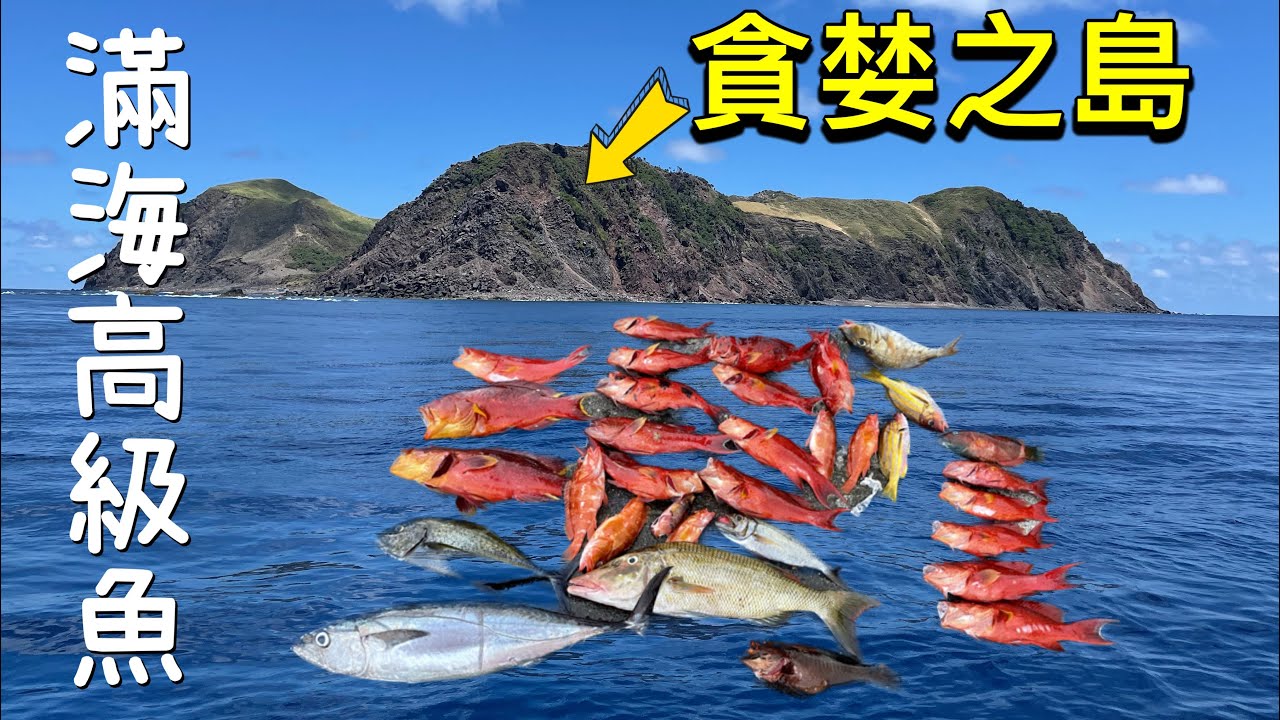 滿海每公斤破千元高級魚，鐵板下去就接殺！對路亞釣魚人來說此生必去之貪婪之島！!#赫馬士 #蘭嶼 #jigging #fishing  #海雞母 #花臉