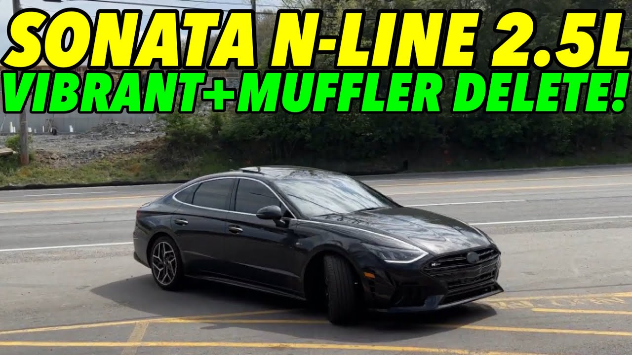 2021 Hyundai Sonata N Line 2.5L w/ VIBRANT & MUFFLER DELETE!