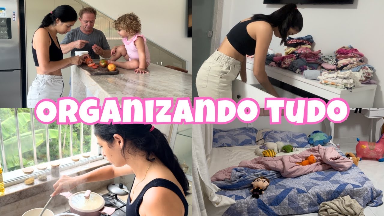 Organizando o quarto das meninas / Lavando roupa / Almoço simples / Uniformes novos / Vlog 🏠💕