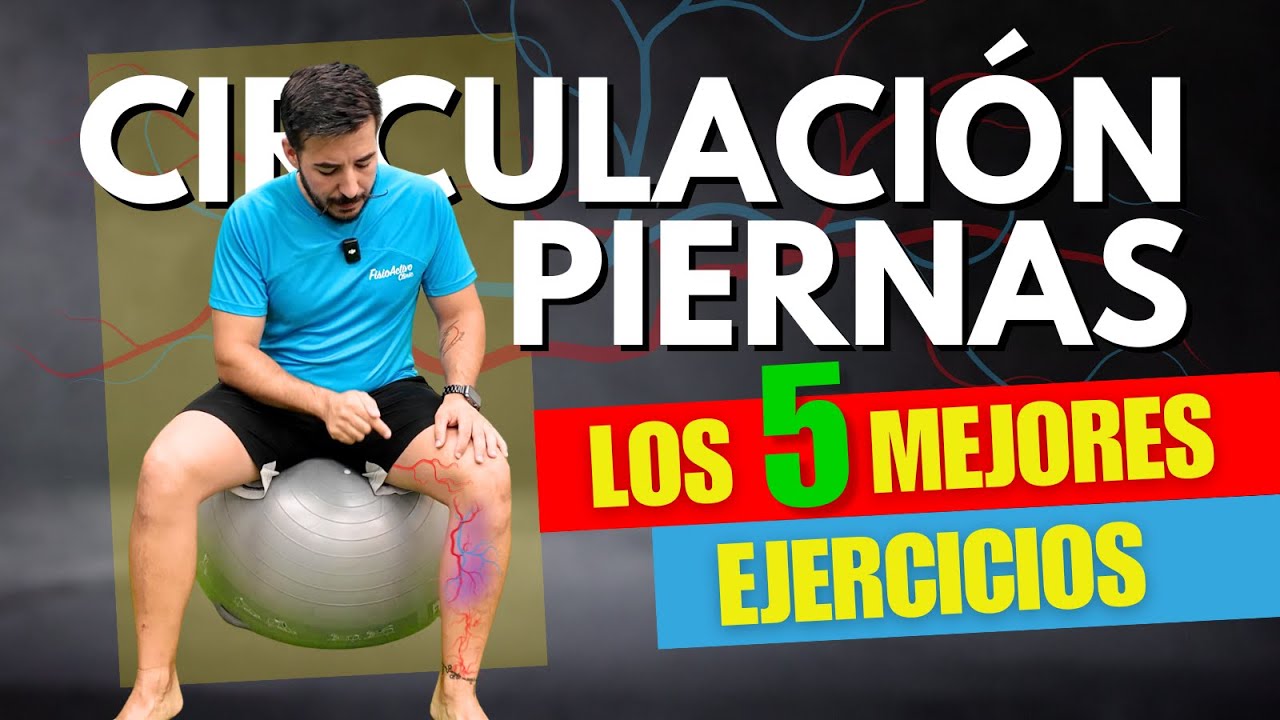 5 Ejercicios para AUMENTAR la CIRCULACIÓN de las PIERNAS con VARICES 🫀🌀