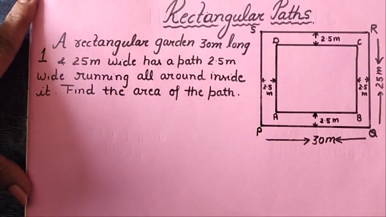 Area of Rectangular Path