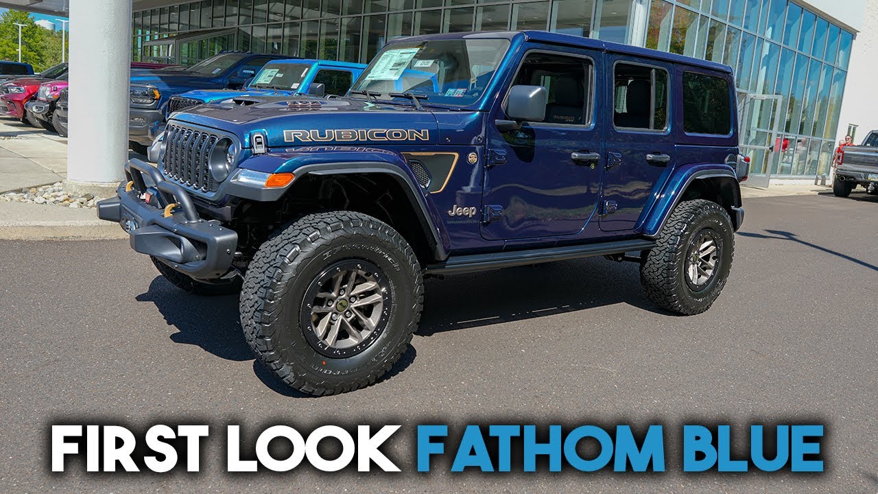 First Look: Fathom Blue Jeep Wrangler Pearl Coat