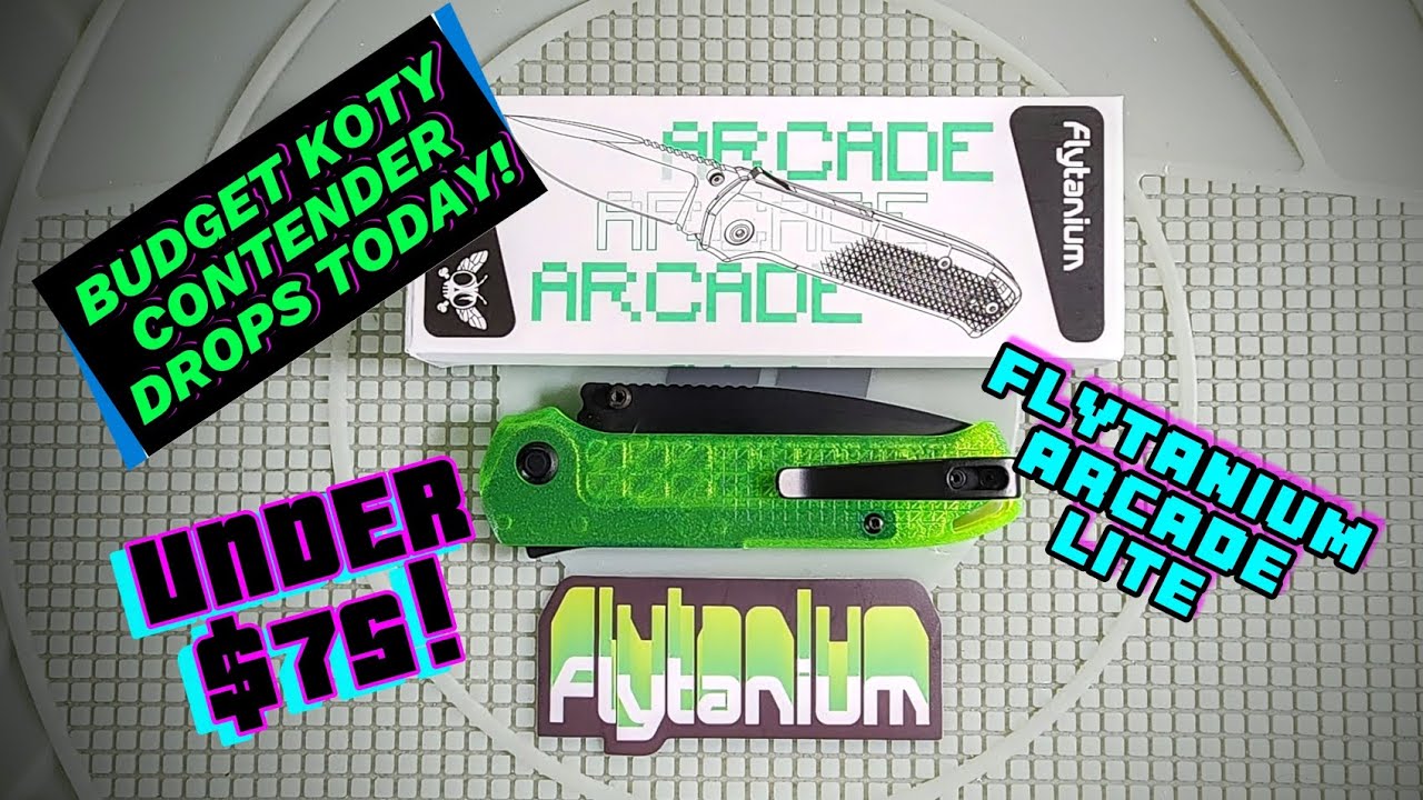Is THIS 2025's Budget Knife KING?| Flytanium Arcade Lite drops Today! UNDER $75?! HOW? 🤔 #edc #fyp