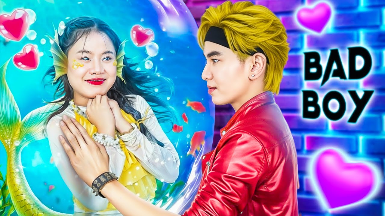Mermaid Baby Doll Fell In Love With A Broke Gangster! My Crush Is A Bad Boy