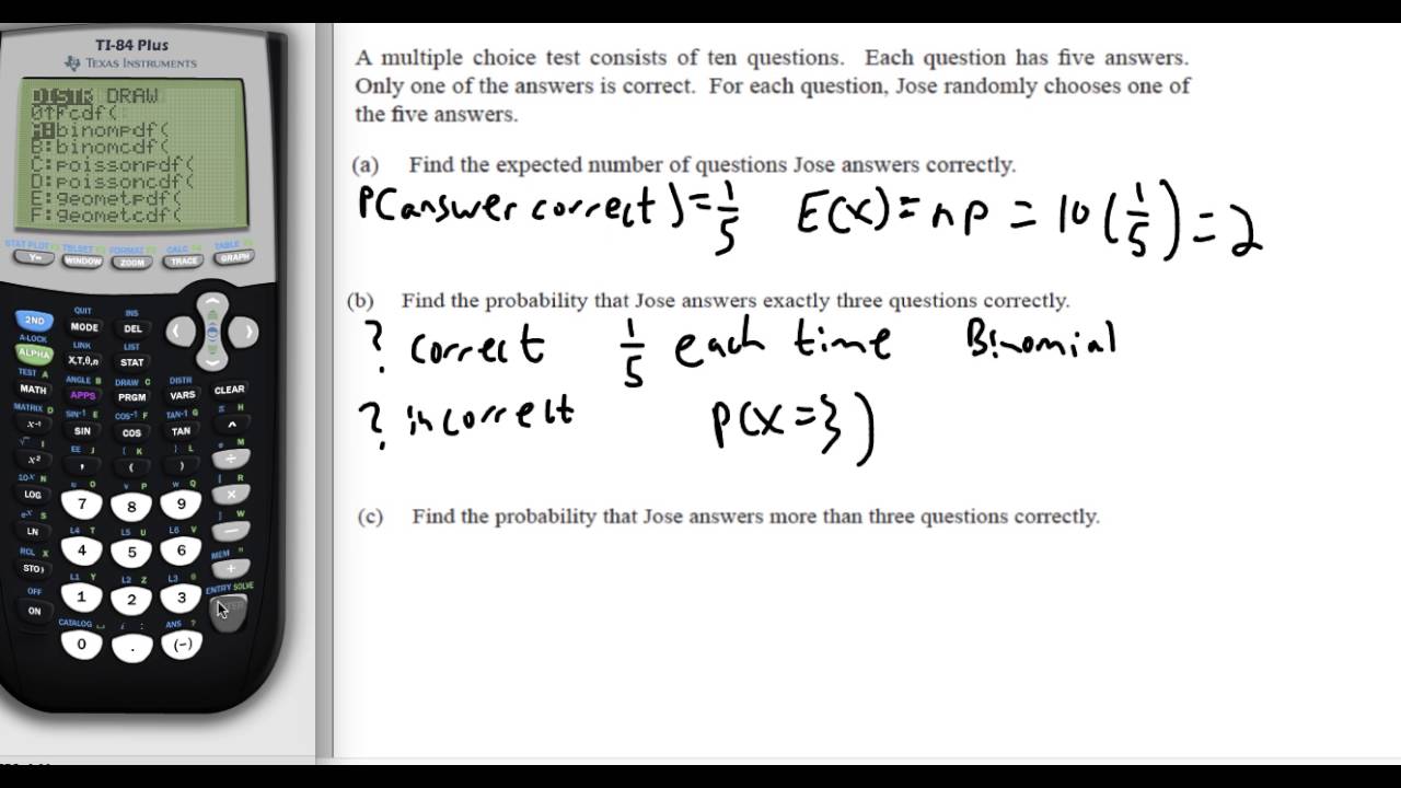 Binomial Distribution with GDC