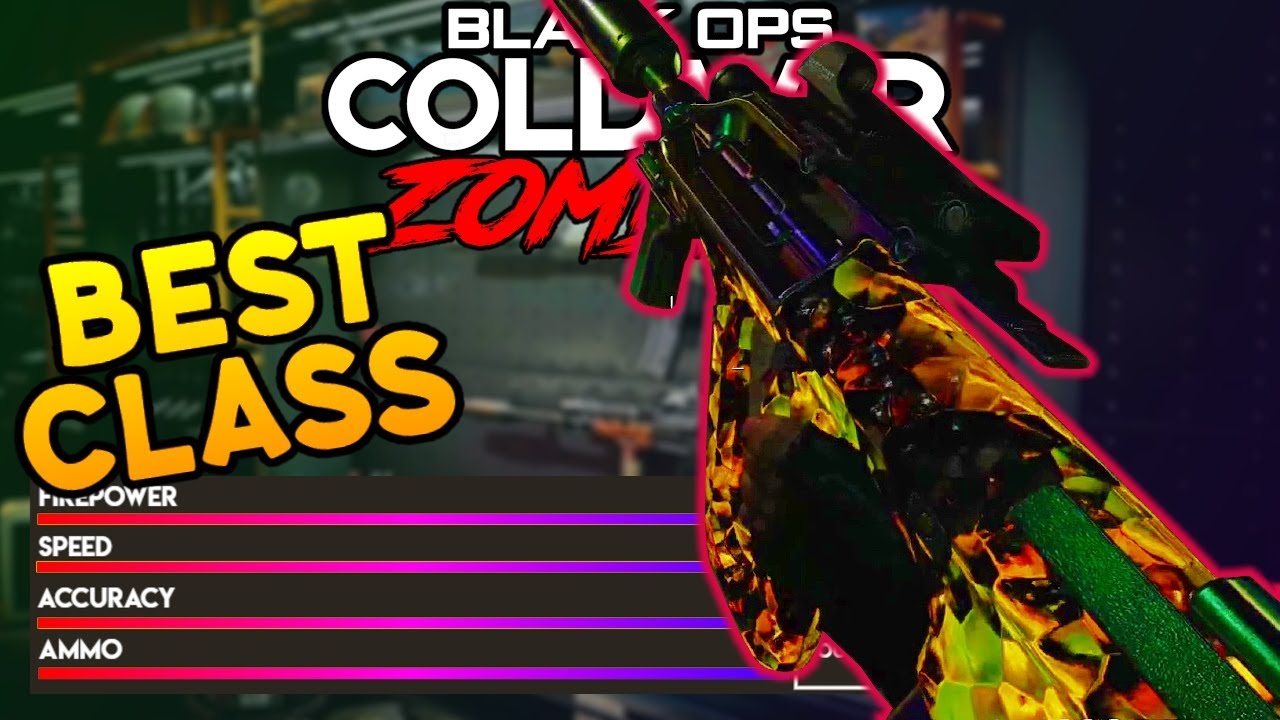 *BEST* ZOMBIES AUG CLASS SETUP: Call of Duty Black Ops Cold War Zombies Class
