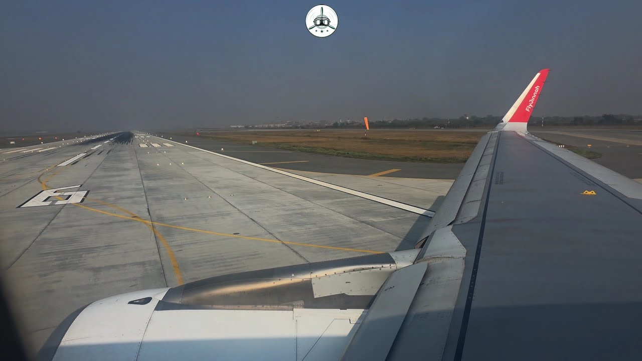 Fly Jinnah A320 Window Seat Views from Lahore to Karachi