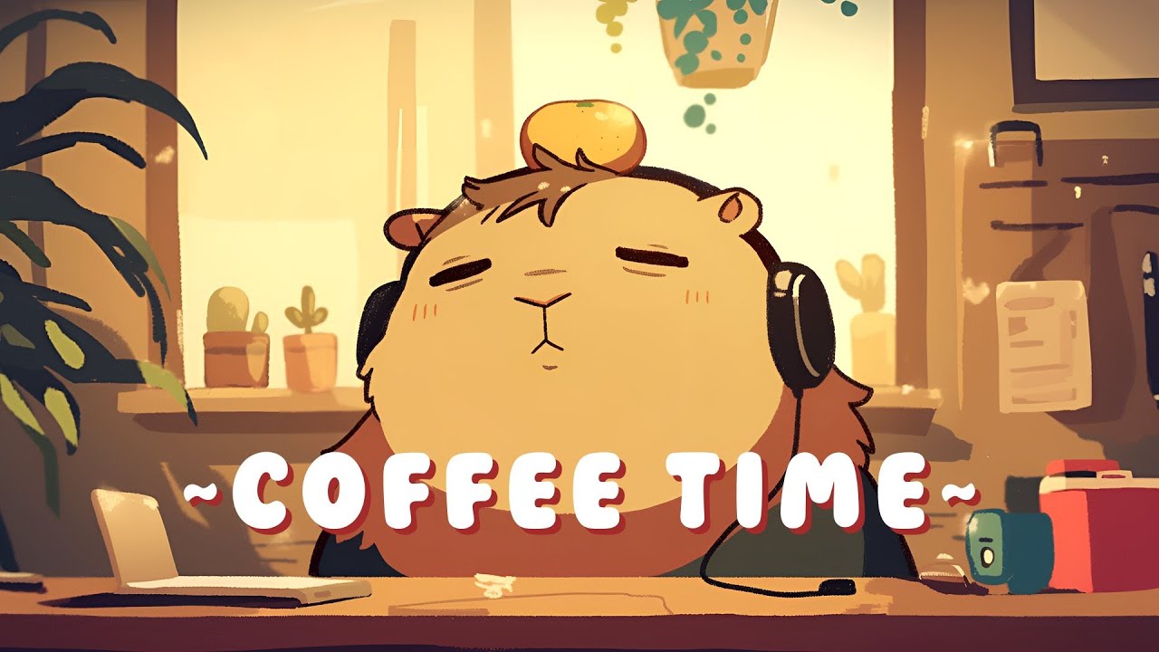 [1 Hour] Capybara Chill Station - Cozy Lofi Hip Hop Mix ~ Zen Moments ~ 🌸 ☕