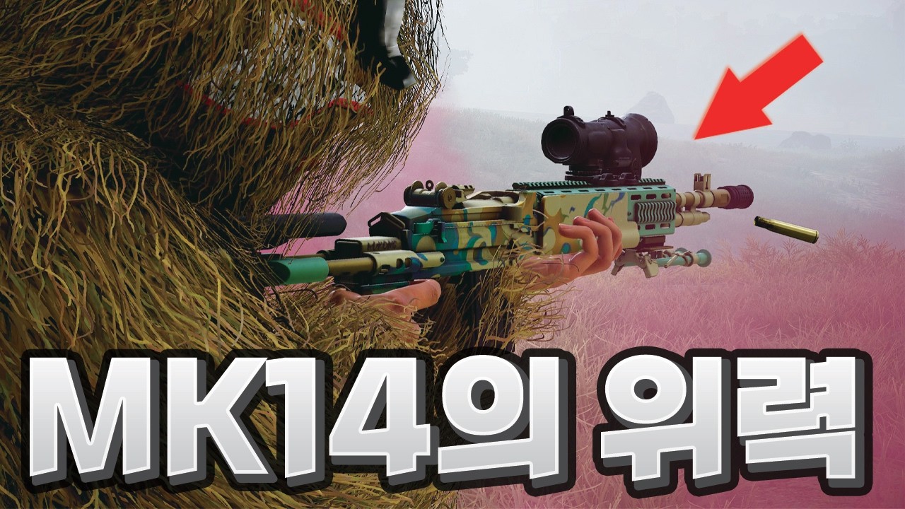 MK14의 위력 ㄷㄷ;; (배그 무편집 풀영상)